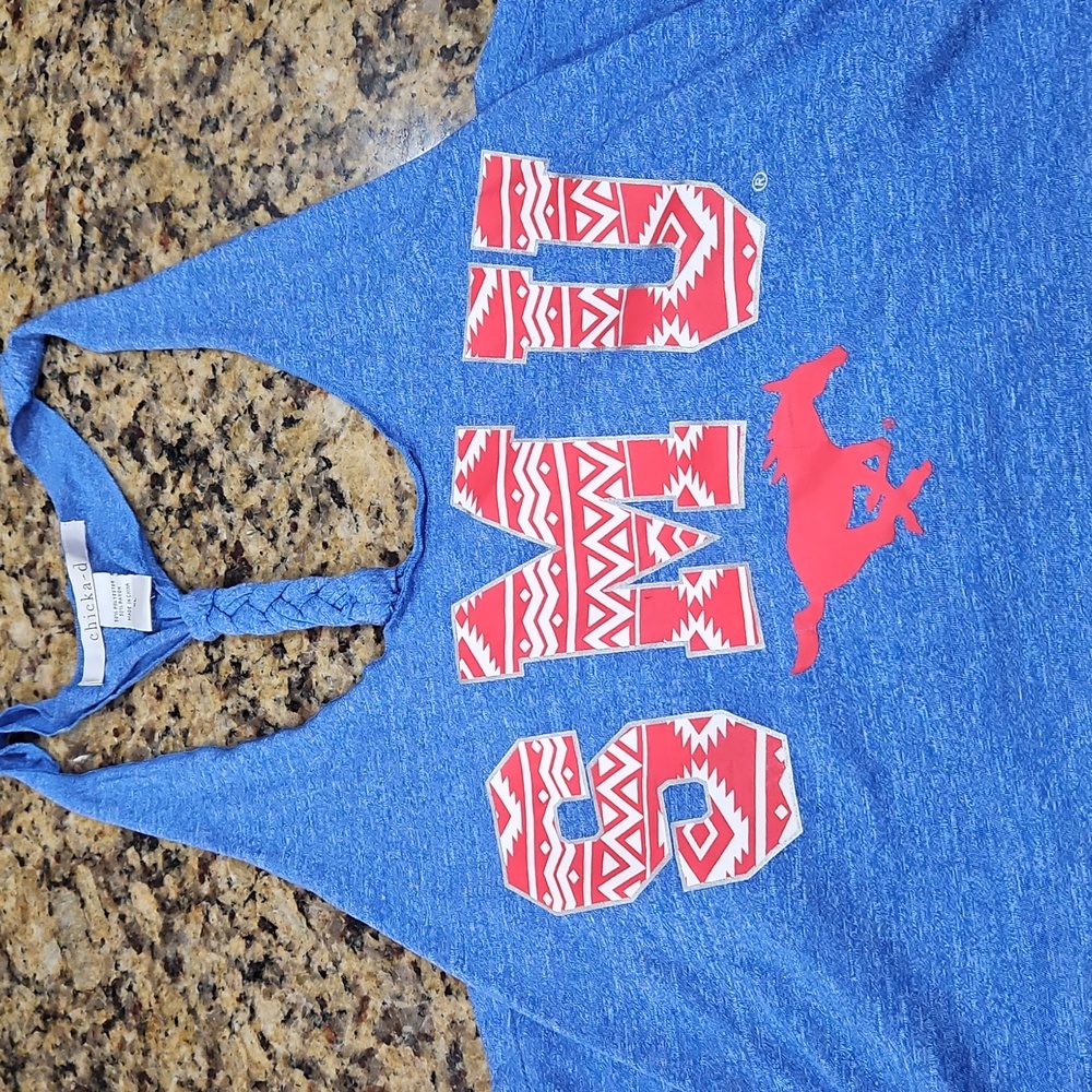 SMU RACERBACK TANK SIZE‎ XL CHICKA-D
